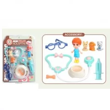 Набір ветеринара BabyToys DF546-148A з тваринами та аксесуарами Набір ветеринара BabyToys DF546-148A з тваринами та аксесуарами