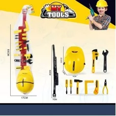 Набор инструментов BabyToys 333-13 с каской 10 предметов