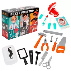  Подарунковий набір 3724 "Technok Toys", макет щелепи, стоматологічні інструменти, інструменти барбера та будівника, у коробці