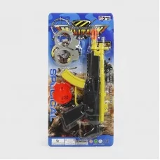 Поліцейський набір BabyToys 181-35 з автоматом і наручниками