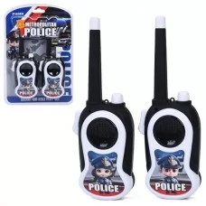 Детская рация BabyToys 007-5B полиция, набор 2шт, 20см