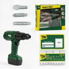 Детский шуруповерт BabyToys T 1401 G пластиковый Детский шуруповерт BabyToys T 1401 G пластиковый