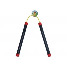Нунчаки игрушечные №1, 30 см, соединенные шнуром 25300