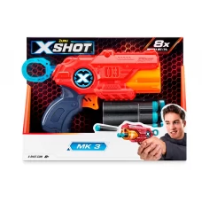 Быстрострельный игрушечный бластер X-Shot Red EXCEL Excel Mk 3 Zuru 36118R