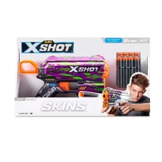 Быстрострельный игрушечный бластер X-SHOT Skins Flux Crucifer 8 патронов Zuru 36516J