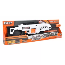 Автомат игрушечный FAST PIONEER на батарейках с мягкими пулями 36 шт Blaster BIG502 Автомат игрушечный FAST PIONEER на батарейках с мягкими пулями 36 шт Blaster BIG502