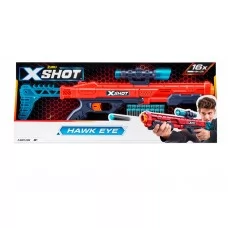 Быстрострельный игрушечный бластер X-Shot Red EXCEL Hawk Eye 16 патронов мягких Zuru 36435R