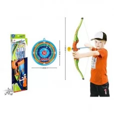 Детский лук BabyToys 6032 с присосками и мишенью 65 см