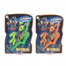 Игрушечный лук BabyToys AX1021B 27см со стрелами присосками