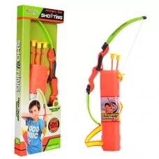 Детский лук BabyToys M 0009 с 3 стрелами на присосках