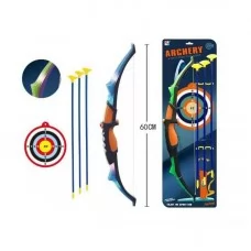 Игрушечный лук BabyToys ZY 1931 с 3 стрелами и мишенью