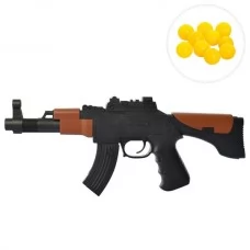 Игрушечный автомат BabyToys 018 с мягкими пульками на присосках