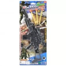 Игрушечный автомат BabyToys 0700-6, 37 см, с пулями-присосками 3 шт Игрушечный автомат BabyToys 0700-6, 37 см, с пулями-присосками 3 шт