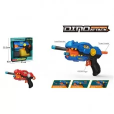 Детский бластер BabyToys 648-222 динозавр с присосками