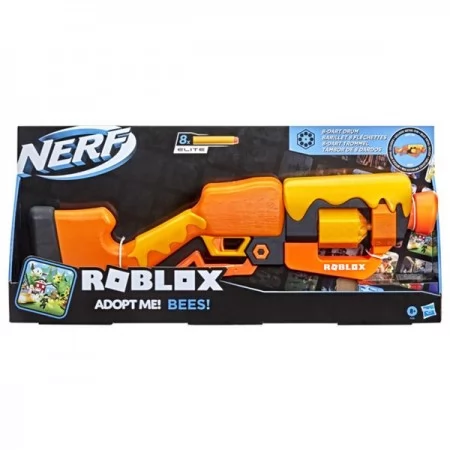Бластер Nerf Roblox Adopt Me Bees мягкие патроны F2486