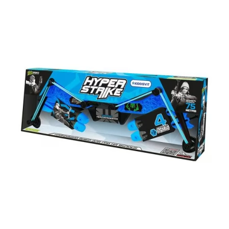 Лук для игры Zing Hyper Strike синий 4 стрелы HS470B Лук для игры Zing Hyper Strike синий 4 стрелы HS470B