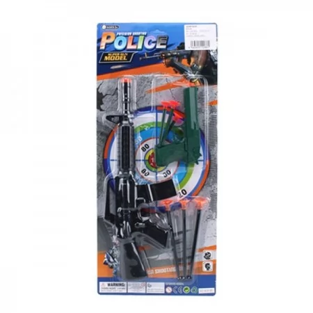 Полицейский набор BabyToys 808-86 с автоматом и пистолетом