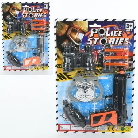 Игровой набор полицейского BabyToys A2063-64 с пистолетом, наручниками и биноклем
