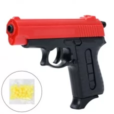 Дитячий пістолет BabyToys 033 з пластиковими кулями 14см