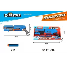 Пистолет 111-21A 48см, мягкие шары 12шт, в коробке, 50-23-6см