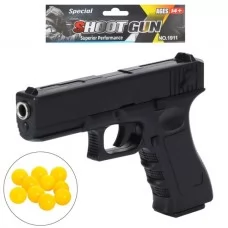 Пистолет детский BabyToys 18A с пластиковыми пулями 20см
