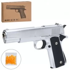 Дитячий іграшковий пістолет 1911A 21см, пластикові кулі, 25,5-17-4см