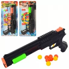 Игрушечный пистолет BabyToys 336-2 набор с мишенью и шариками, 33 см