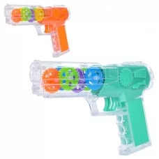 Іграшковий пістолет BabyToys CL104A із шестернями, 20 см, 2 кольори Іграшковий пістолет BabyToys CL104A із шестернями, 20 см, 2 кольори