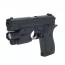 Пістолет K2118-G 18см, пластикові кулі, світло, лазер, на бат(табл), в кор-ці, 21-14,5-4см