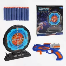 Игрушечный пистолет BabyToys со светом и звуком, 10 патронов
