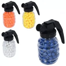 Набор пластиковых пуль BabyToys SQZ-047, микс цветов, 3 размера