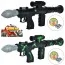 Игрушечная пушка BabyToys 223-2-4, 28 см, 3 снаряда в комплекте