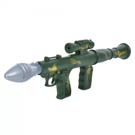 Игрушечная пушка BabyToys 729-115 со светом и снарядами, 30 см Игрушечная пушка BabyToys 729-115 со светом и снарядами, 30 см