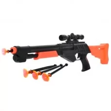 Игрушечное ружье BabyToys 569-29, 42 см, с пулями-присосками 3 шт