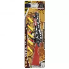 Детское игрушечное ружьё BabyToys 8550-A5, 43 см, с мягкими пулями-присосками и мишенью