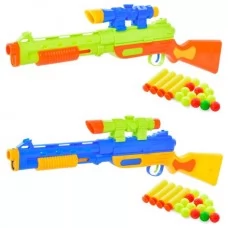 Игрушечное ружьё BabyToys 9311-59 с мягкими пулями-присосками, 44 см