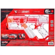 Скорострельный бластер X-Shot Chaos Faze Respawn 12 шариков 