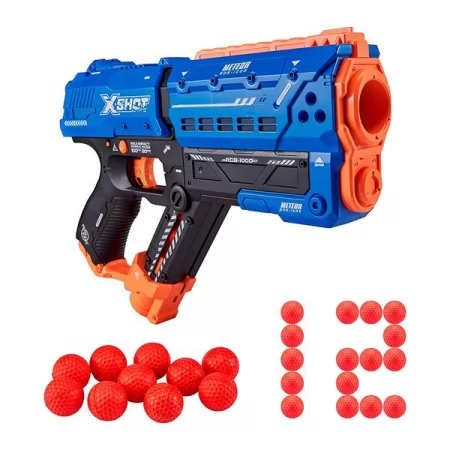 Скорострельный бластер X-Shot Excel New Chaos Meteor 12 шариков 36282R