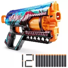 Скорострельный бластер X-Shot Skins Griefer Shark Thrasher 12 патронов 36561В 