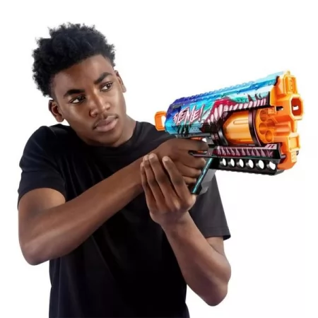 Скорострельный бластер X-Shot Skins Griefer Shark Thrasher 12 патронов 36561В