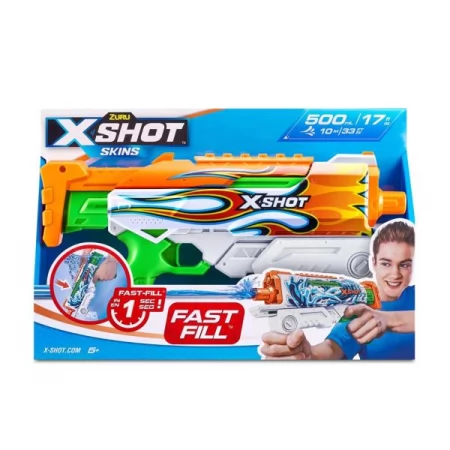 Водный бластер X-Shot Fast Fill Skins Hyperload Inferno 11854D 