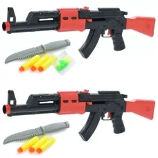 Игрушечный автомат BabyToys 168-11-12 с присосками 46см Игрушечный автомат BabyToys 168-11-12 с присосками 46см