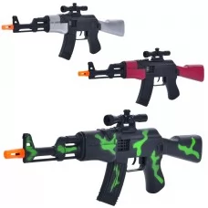 Игрушечный автомат BabyToys 225-13-14-15 трещотка 44см
