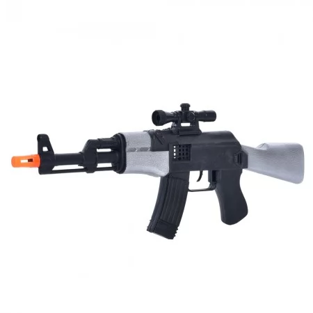 Игрушечный автомат BabyToys 225-13-14-15 трещотка 44см