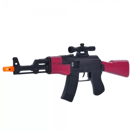 Игрушечный автомат BabyToys 225-13-14-15 трещотка 44см