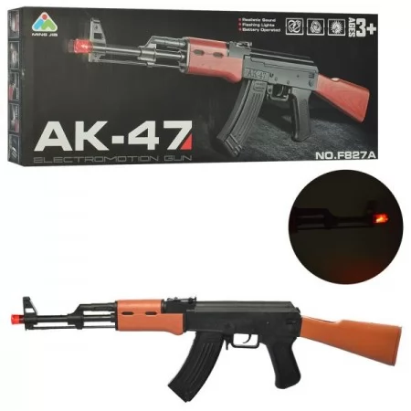 Автомат F827A 62см, звук, свет, вибро, на бат-ке, в кор-ке Автомат F827A 62см, звук, свет, вибро, на бат-ке, в кор-ке