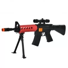 Игрушечный автомат-трещётка M4T-3-4 для мальчиков, 53 см