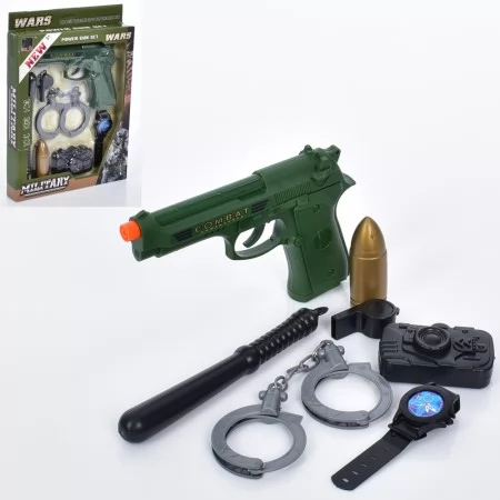 Набор полицейского BabyToys JS041 пистолет и наручники
