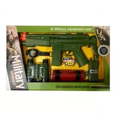 Военный набор BabyToys 2086B-5 автомат со звуком и светом