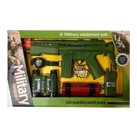 Військовий набір BabyToys 2086B-5 автомат зі звуком і світлом